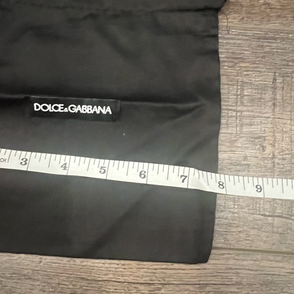 Dolce & Gabbana Black Dust Bag – Drawstring Storage Pouch - Picture 4 of 6